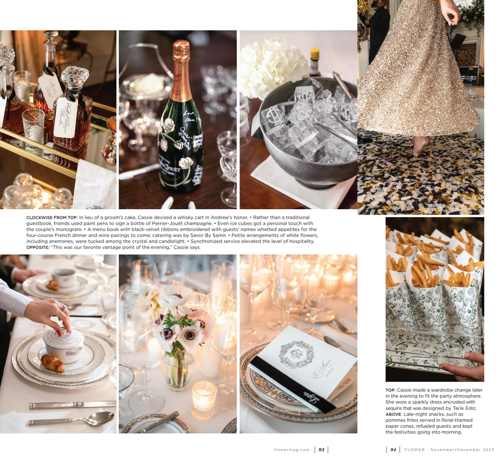 Behind the Scenes An Event Planner Turned Bride Sees Her Wedding Published in a National Magazine 4